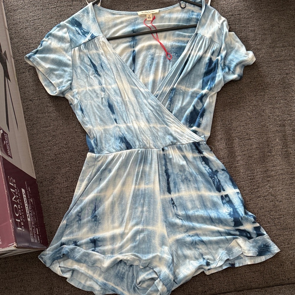 Rolla Coster Blue Tie-Dye Bodysuit